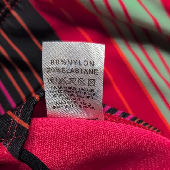 Rongr Striped Multicolor Bikini Set Juniors XL - Picture 7 of 7